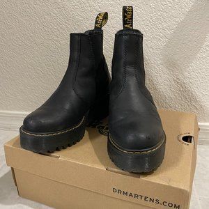 Dr. Martens Rometty Wyoming Leather Platform Chelsea Boots (Size US 6, EU 37)